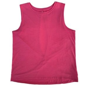 Athleta Essence Open Back Cutout Pink Sleeveless Athletic Workout Tank Top